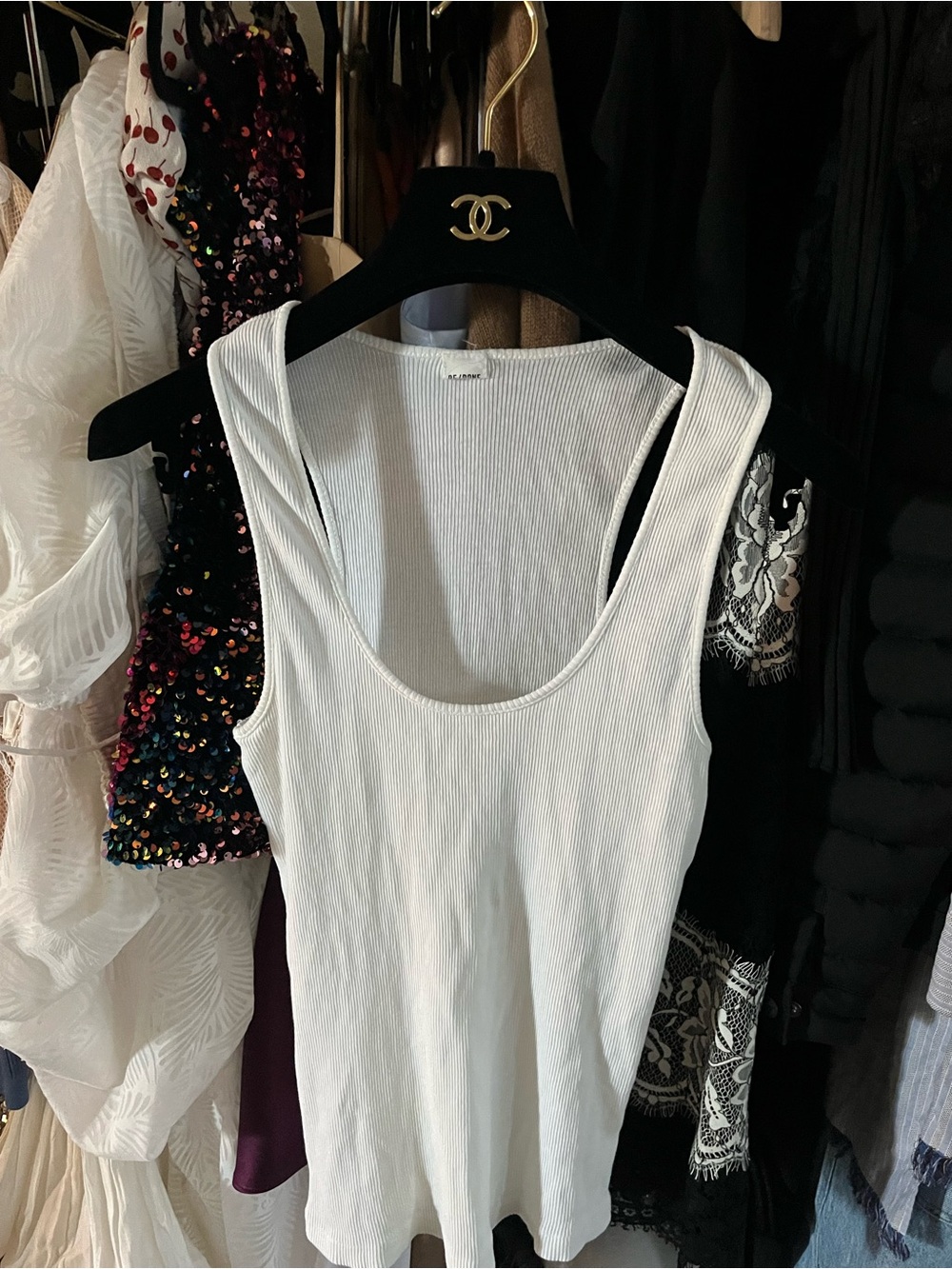 RE/DONE  Ribbed   Tank Top -  Womens 💋💋